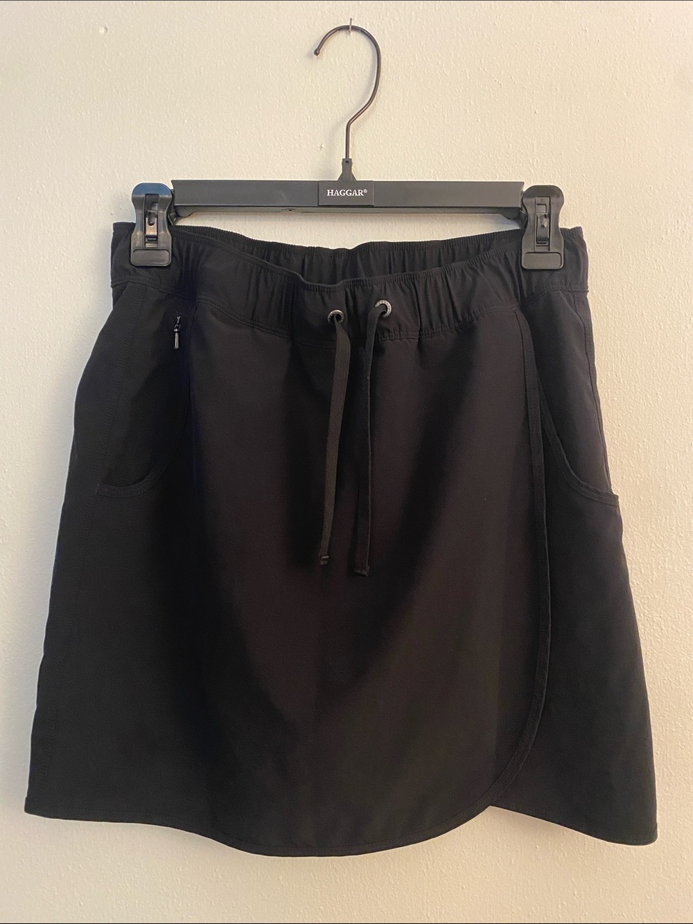 Patagonia Black Athletic Skort with Drawstring Waist